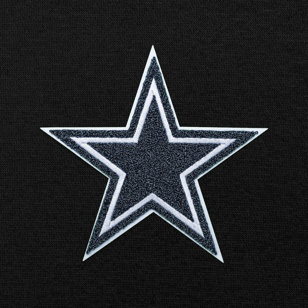 Dallas Cowboys Antigua Victory Chenille Pullover Hoodie - Black - NFL