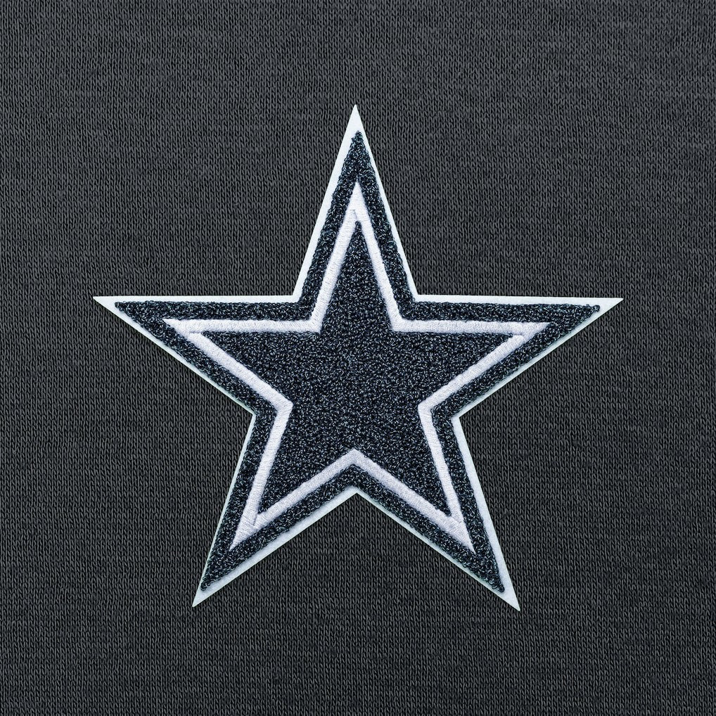 Dallas Cowboys Antigua Victory Chenille Pullover Hoodie - Charcoal - NFL