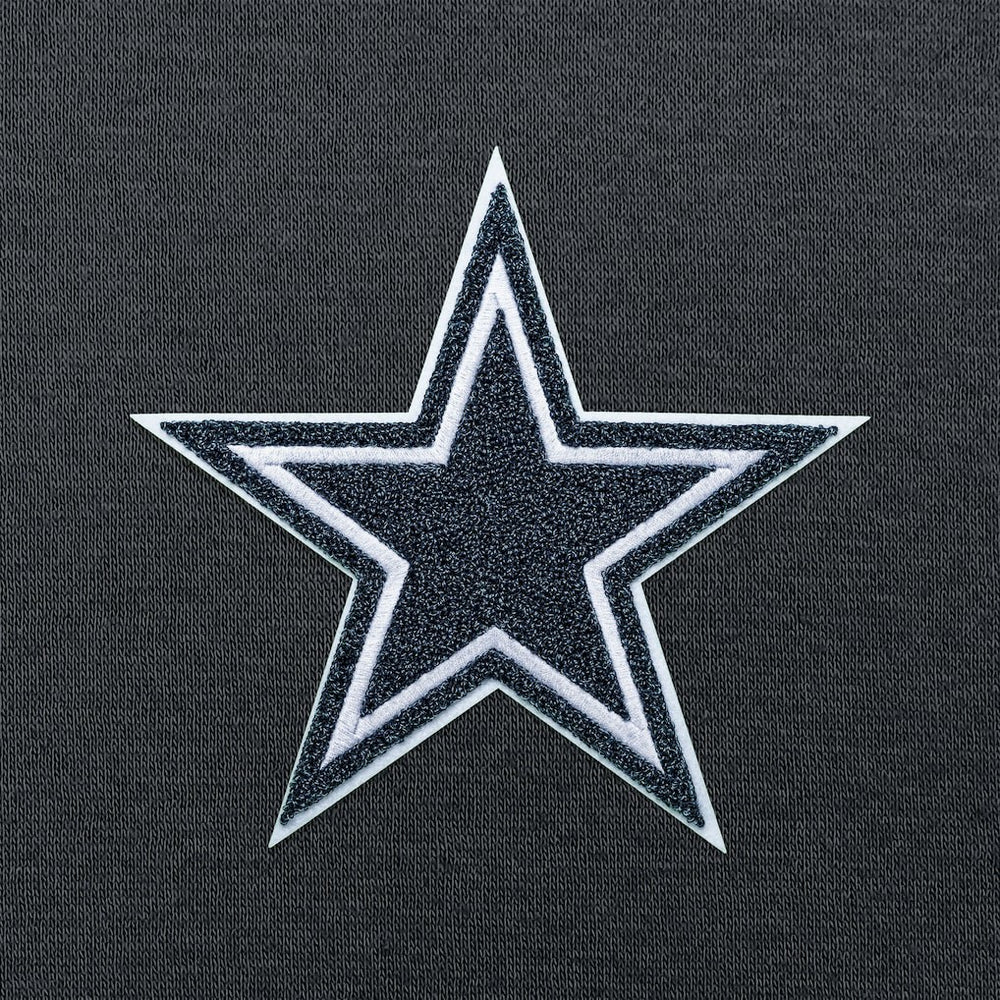 Dallas Cowboys Antigua Victory Chenille Pullover Hoodie - Charcoal - NFL