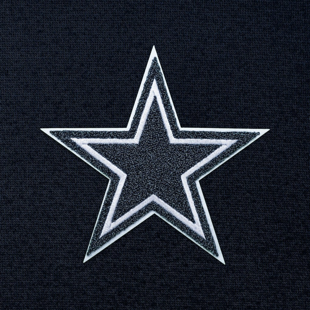 Dallas Cowboys Antigua Victory Chenille Pullover Hoodie - Navy - NFL