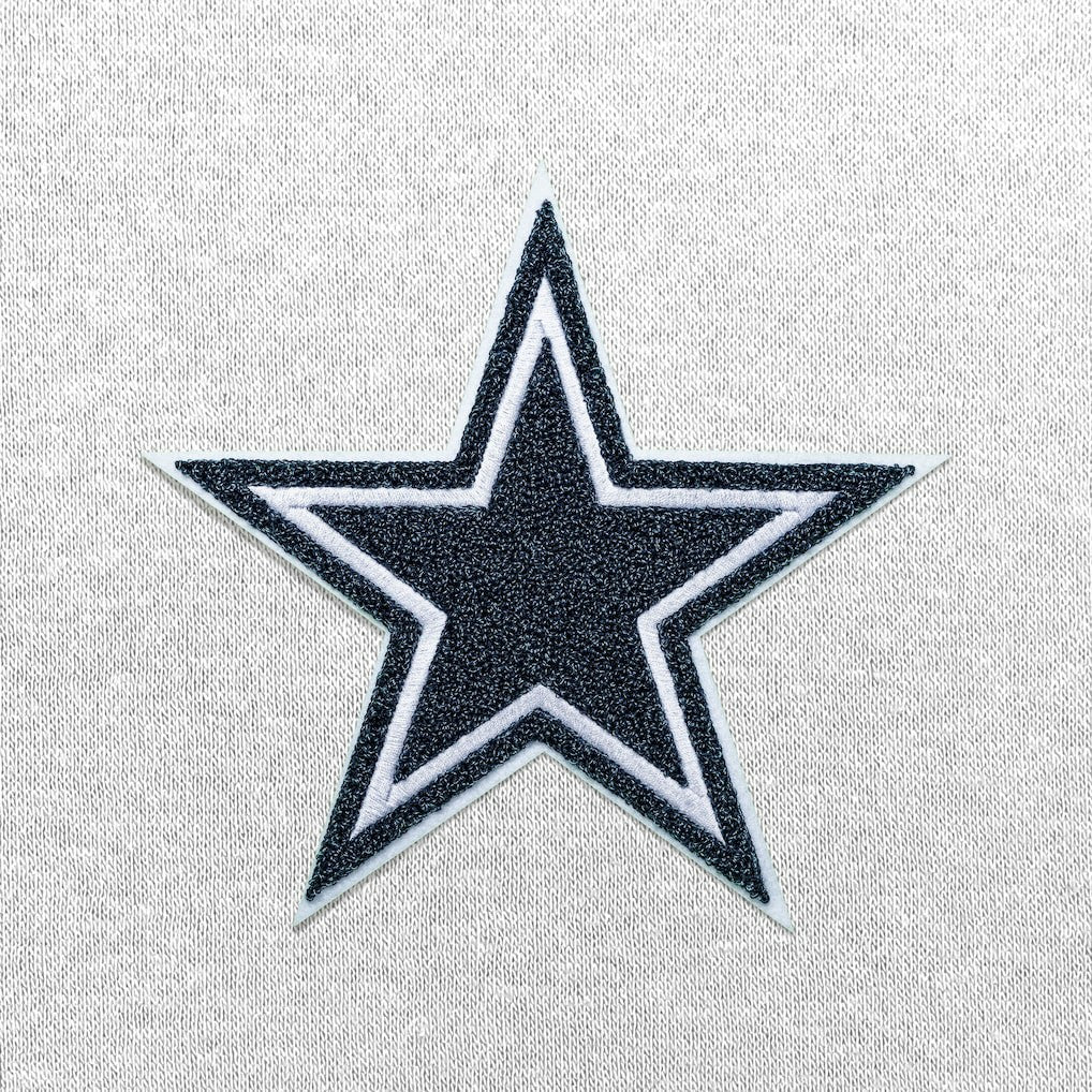 Dallas Cowboys Antigua Victory Chenille Pullover Hoodie - White - NFL