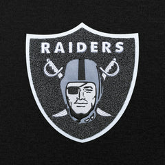 Las Vegas Raiders Antigua Victory Chenille Pullover Hoodie - Black - NFL