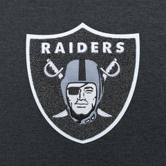 Las Vegas Raiders Antigua Victory Chenille Pullover Hoodie - Charcoal - NFL