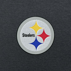 Pittsburgh Steelers Antigua Victory Chenille Pullover Hoodie - Charcoal - NFL