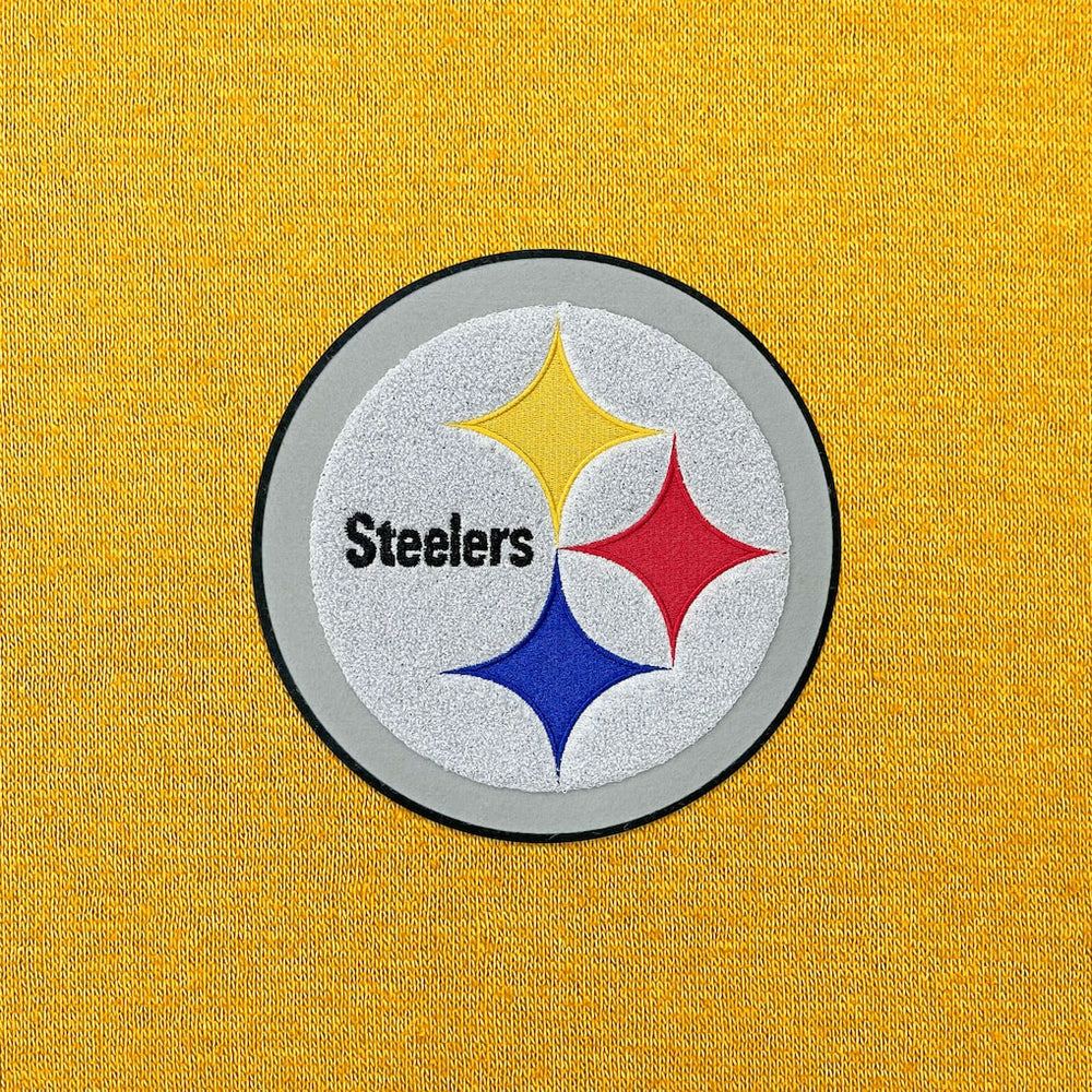 Pittsburgh Steelers Antigua Victory Chenille Pullover Hoodie - Gold - NFL