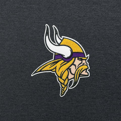 Minnesota Vikings Antigua Victory Chenille Pullover Hoodie - Charcoal - NFL