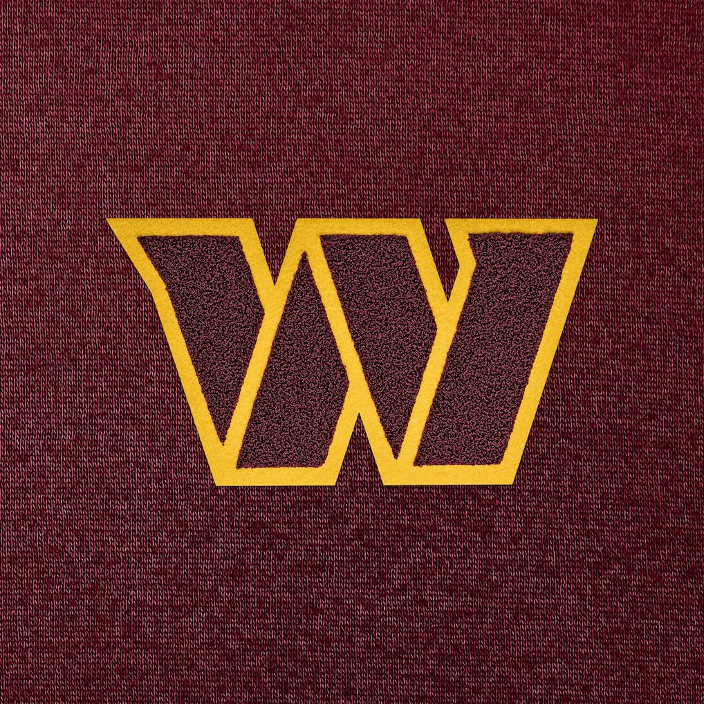 Washington Commanders Antigua Victory Chenille Pullover Hoodie - Burgundy - NFL