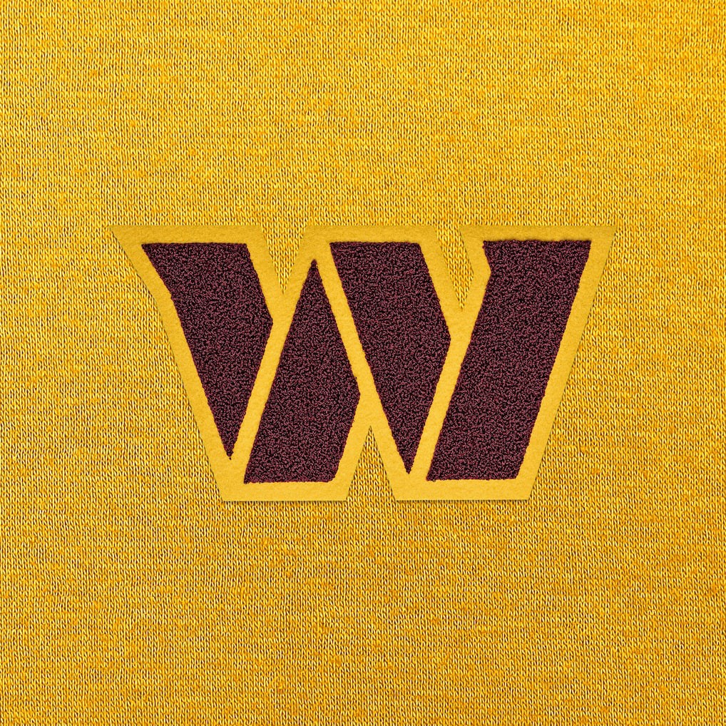 Washington Commanders Antigua Victory Chenille Pullover Hoodie - Gold - NFL