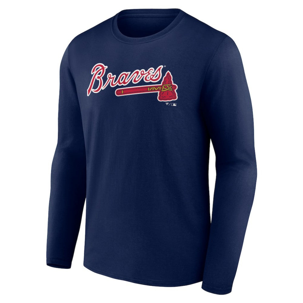 Atlanta Braves Wordmark Long Sleeve T-Shirt Near Me