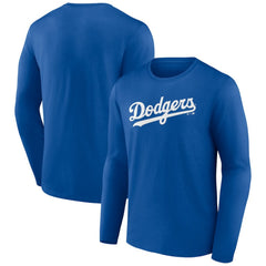 Los Angeles Dodgers Wordmark Long Sleeve T-Shirt Sale