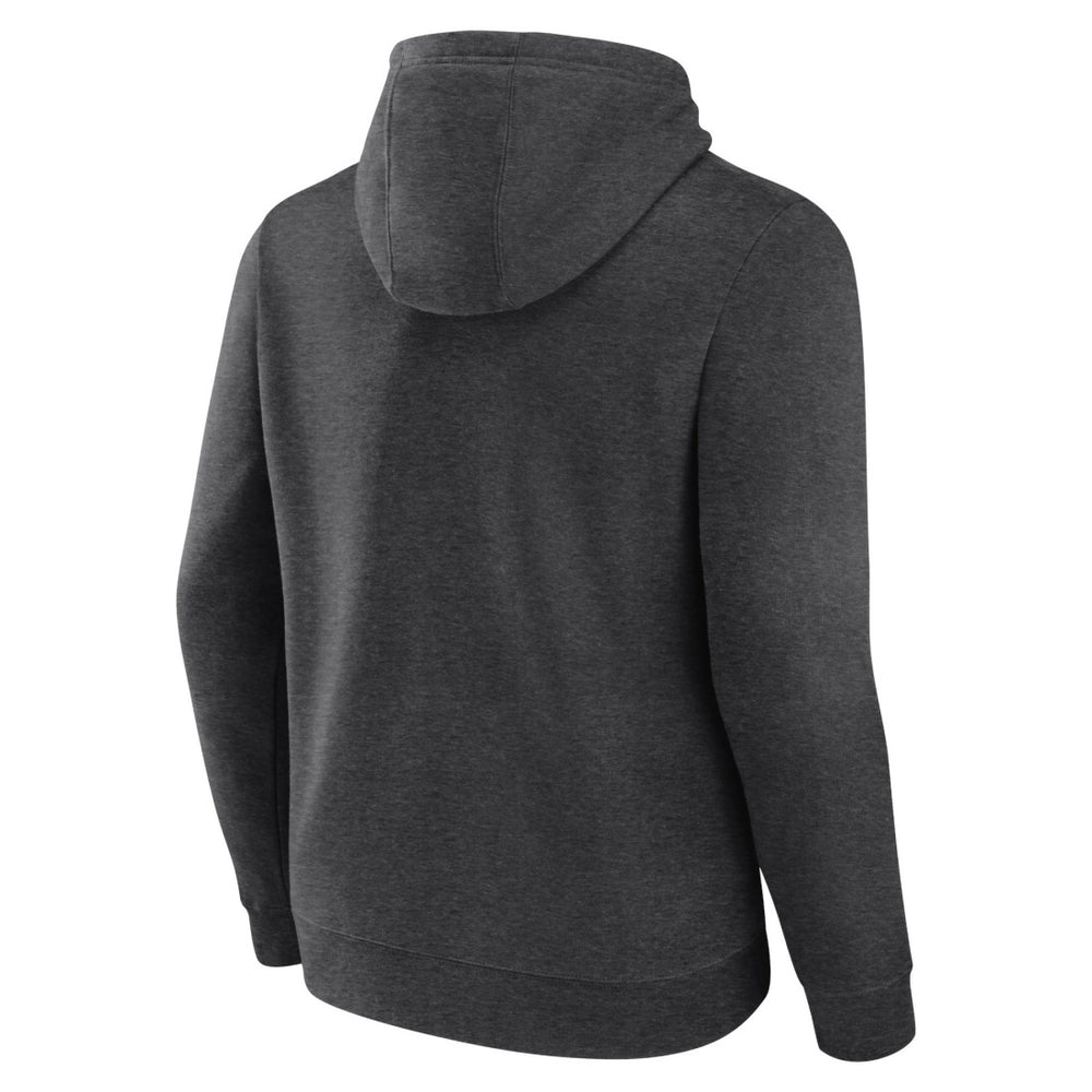 Denver Broncos Primary Team Logo Fitted Pullover Hoodie - Charcoal - NFL