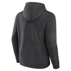 Denver Broncos Primary Team Logo Fitted Pullover Hoodie - Charcoal - NFL