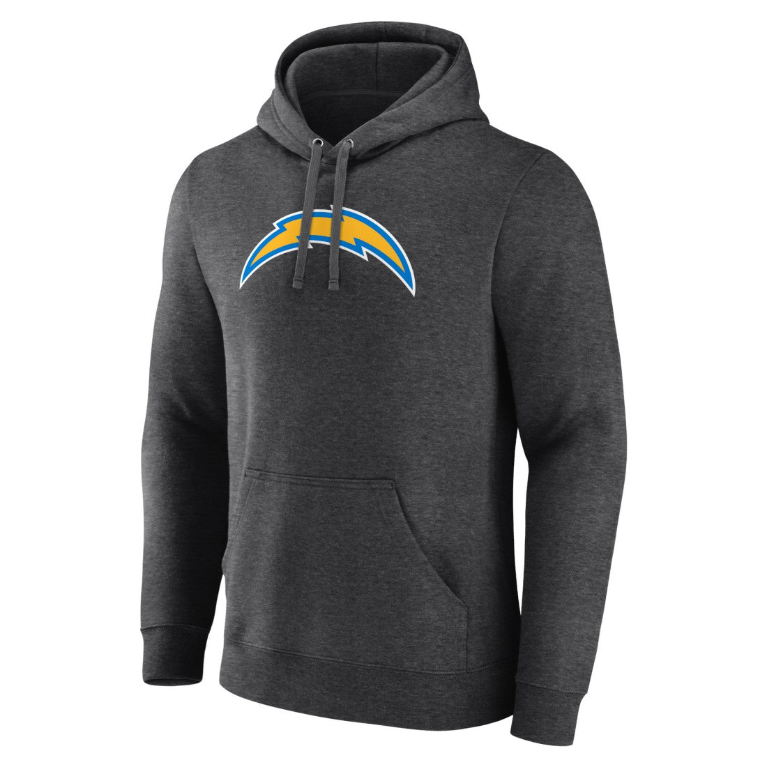 Los Angeles Chargers Primary Team Logo Fitted Pullover Hoodie - Charcoal - NFL