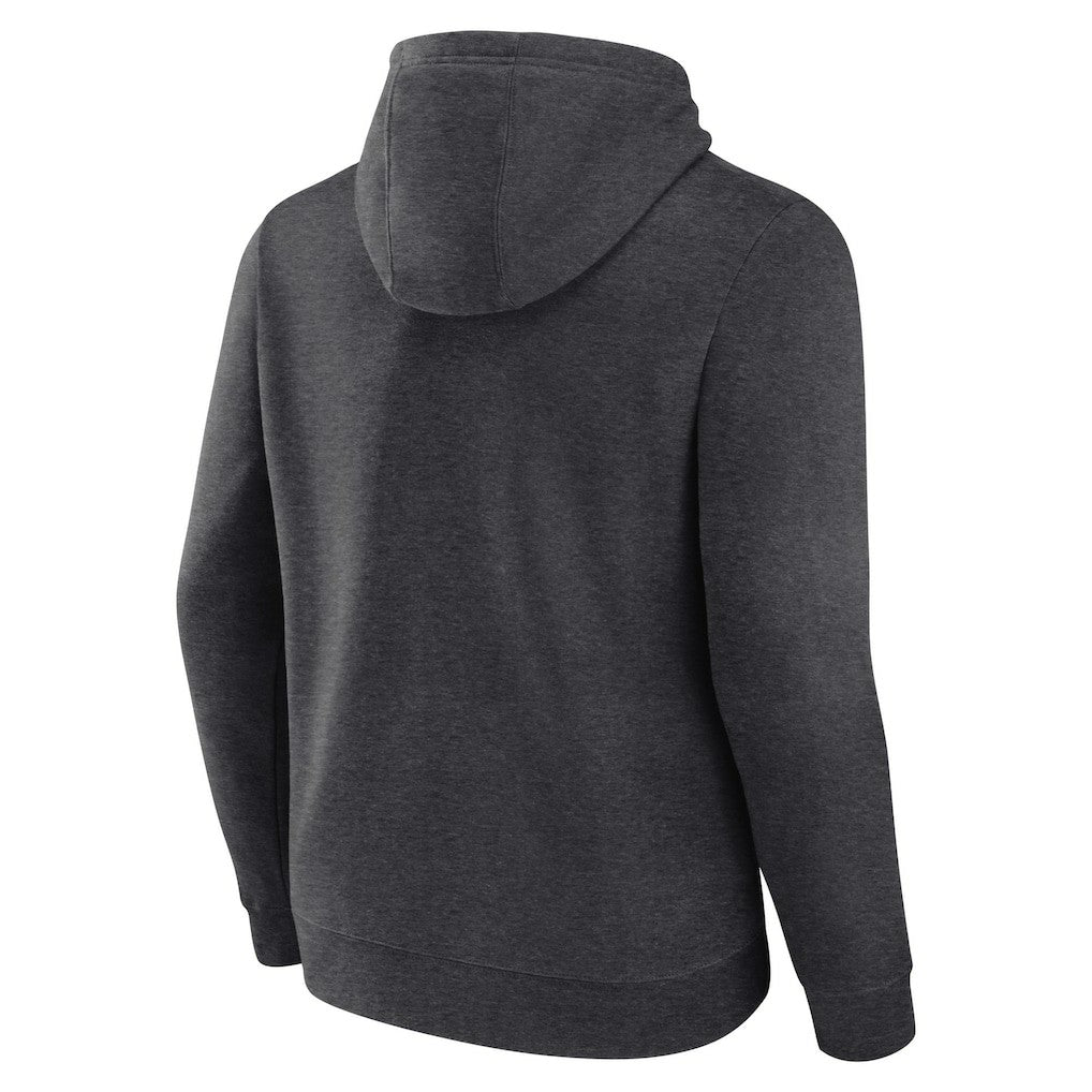 San Francisco 49ers Primary Team Logo Fitted Pullover Hoodie - Charcoal - NFL