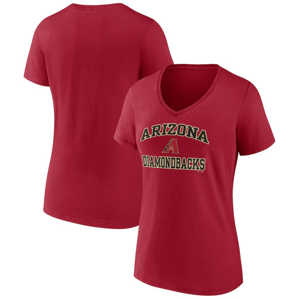Arizona Diamondbacks Women's Heart and Soul V-Neck T-Shirt Sale