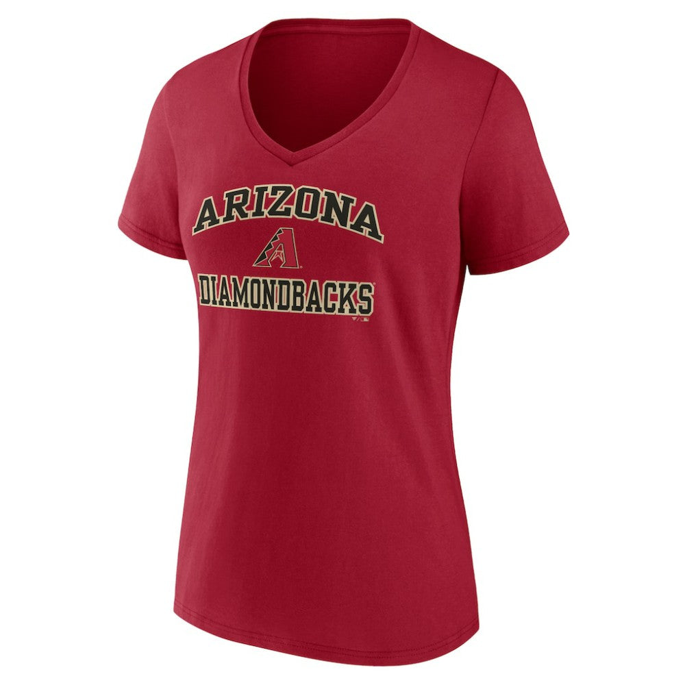 Arizona Diamondbacks Women's Heart and Soul V-Neck T-Shirt Sale