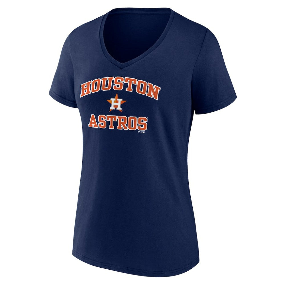 Houston Astros Women's Heart and Soul V-Neck T-Shirt Discount