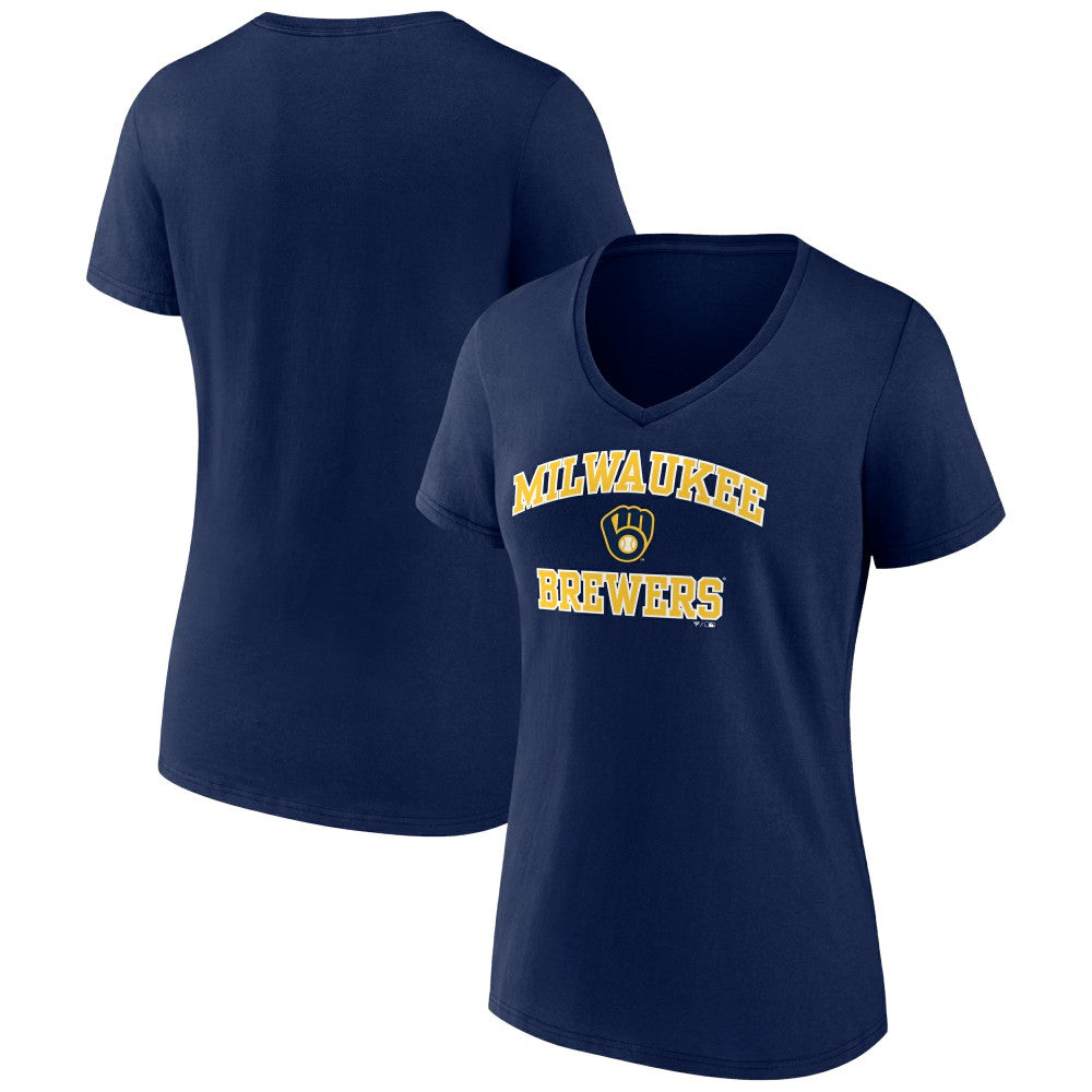 Milwaukee Brewers Women's Heart and Soul V-Neck T-Shirt Near Me
