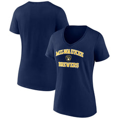 Milwaukee Brewers Women's Heart and Soul V-Neck T-Shirt Near Me
