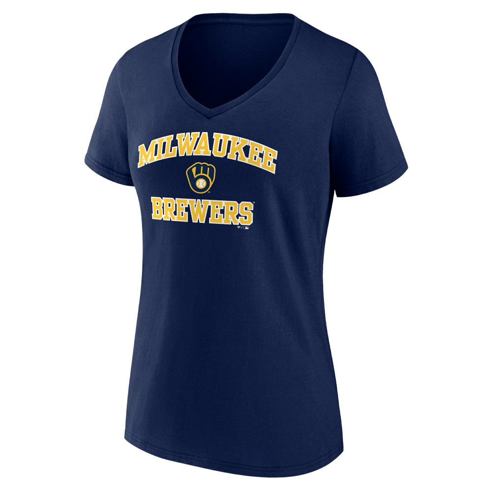 Milwaukee Brewers Women's Heart and Soul V-Neck T-Shirt Near Me