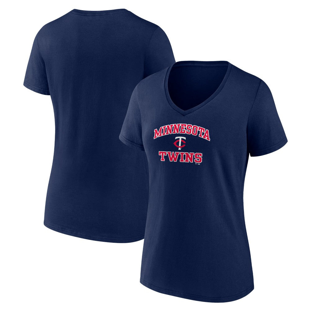 Minnesota Twins Women's Heart and Soul V-Neck T-Shirt Near Me