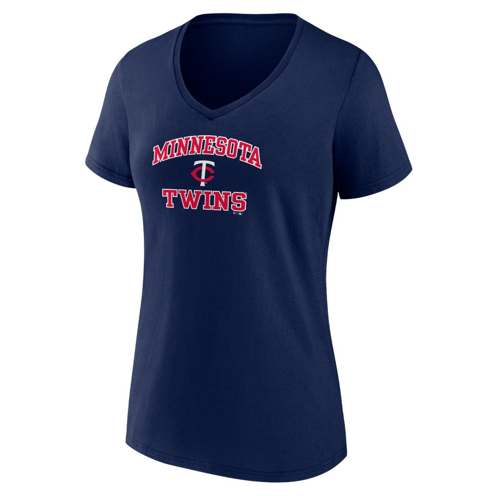 Minnesota Twins Women's Heart and Soul V-Neck T-Shirt Near Me