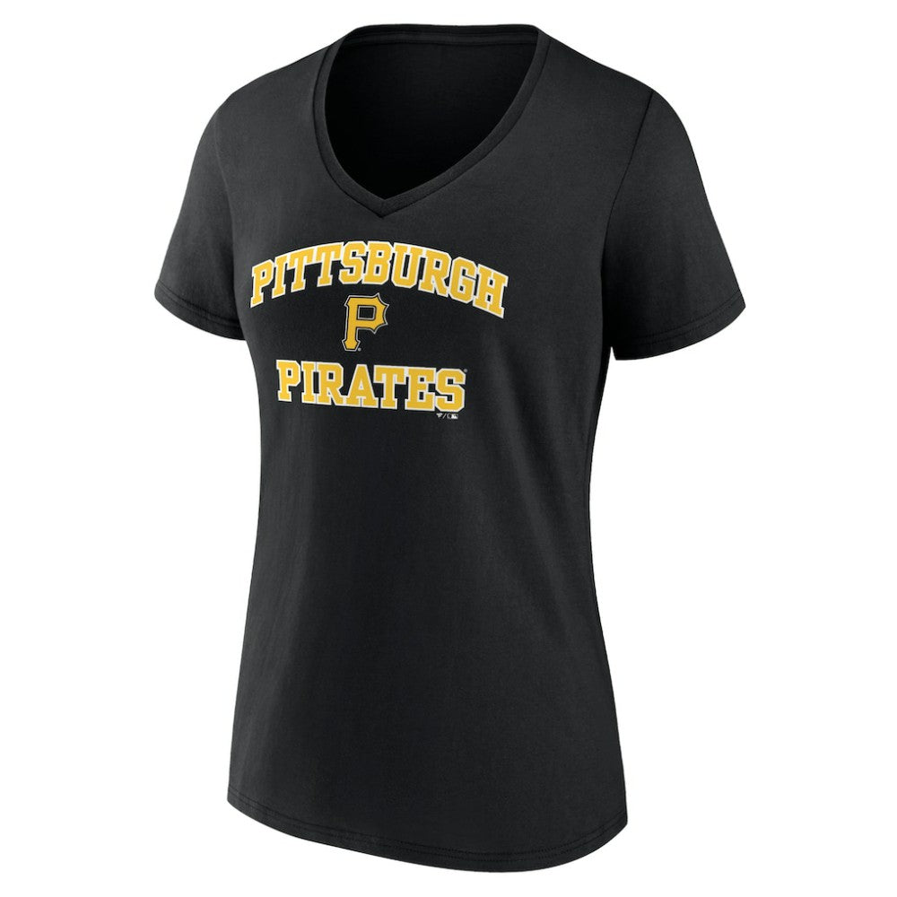 Pittsburgh Pirates Women's Heart and Soul V-Neck T-Shirt for sale