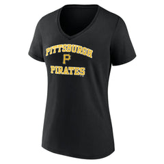 Pittsburgh Pirates Women's Heart and Soul V-Neck T-Shirt for sale