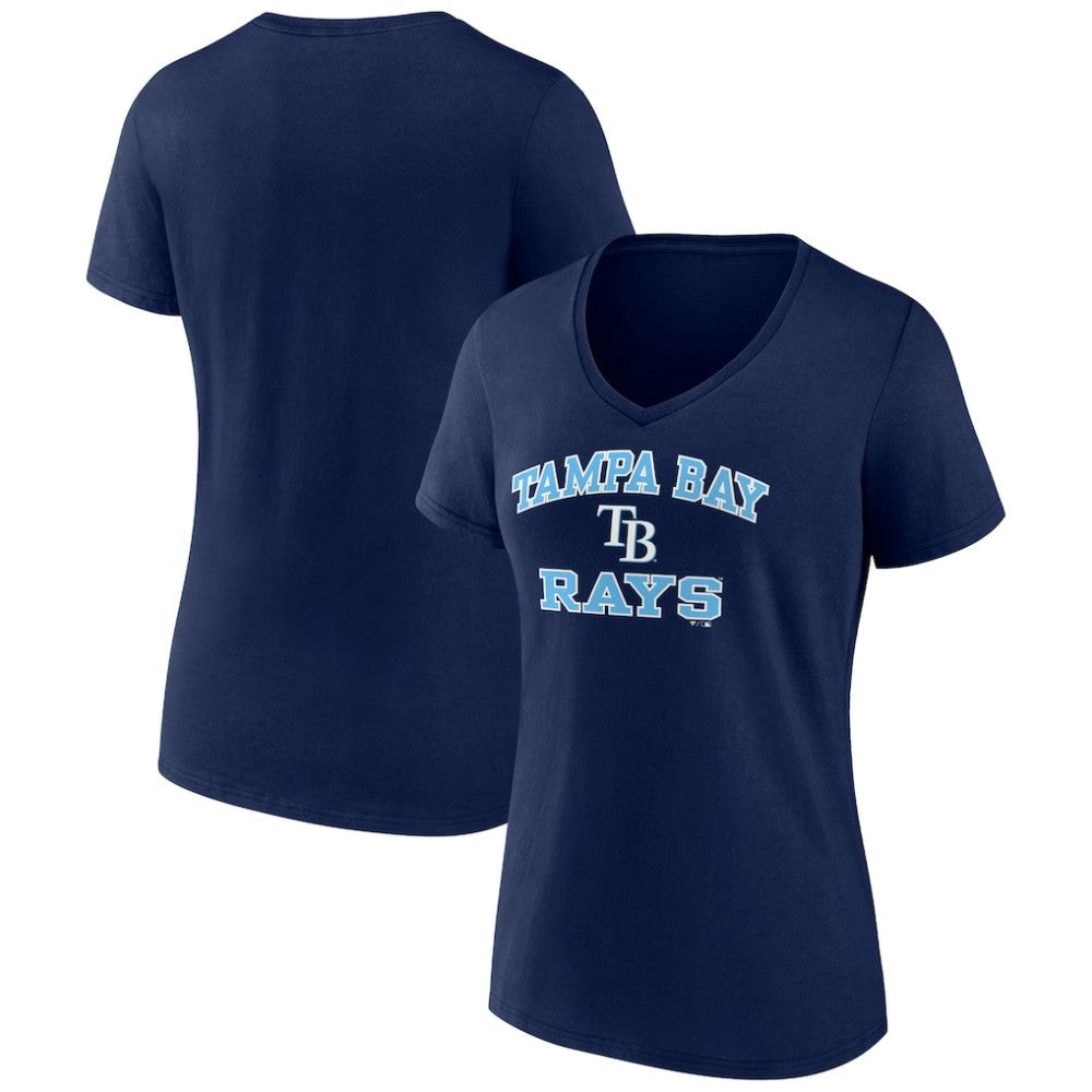 Tampa Bay Rays Women's Heart and Soul V-Neck T-Shirt Online