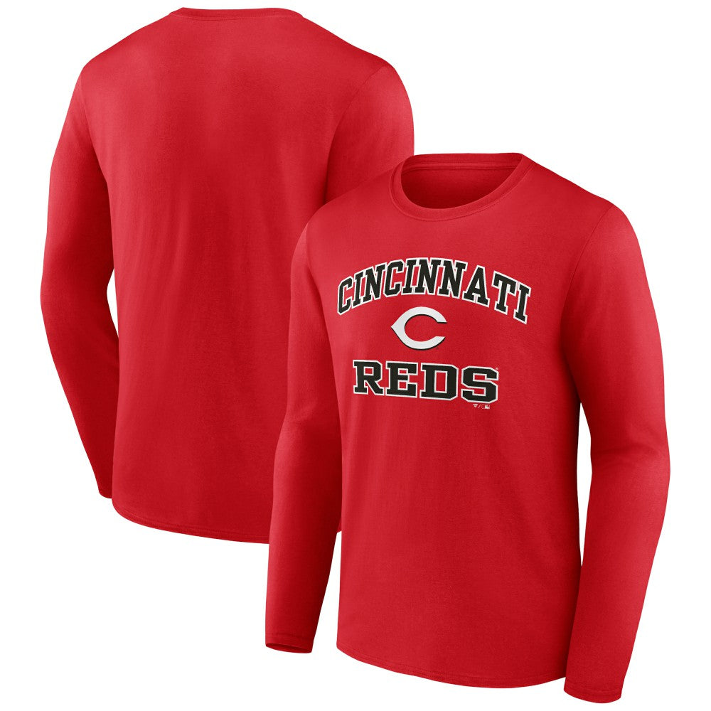 Cincinnati Reds Heart and Soul Long Sleeve T-Shirt Outlet