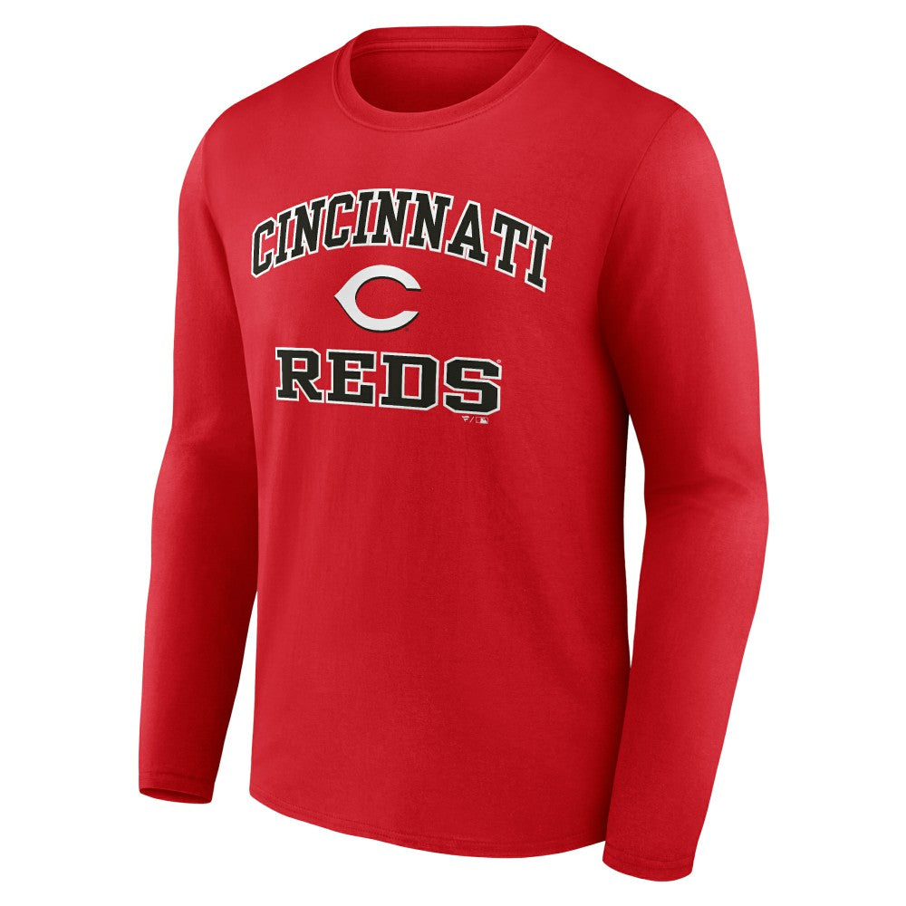 Cincinnati Reds Heart and Soul Long Sleeve T-Shirt Outlet