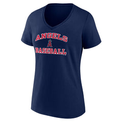 Los Angeles Angels Women's Heart and Soul V-Neck T-Shirt Online