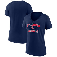 St. Louis Cardinals Women's Heart and Soul V-Neck T-Shirt Sale