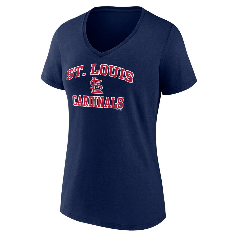 St. Louis Cardinals Women's Heart and Soul V-Neck T-Shirt Sale