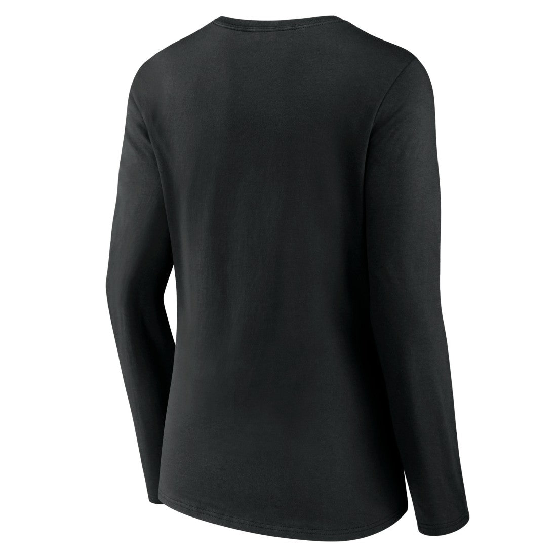 Jacksonville Jaguars Women's Logo Team Lockup Long Sleeve V-Neck T-Shirt - Black - NFL
