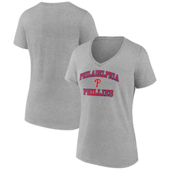 Philadelphia Phillies Women's Heart and Soul V-Neck T-Shirt Online