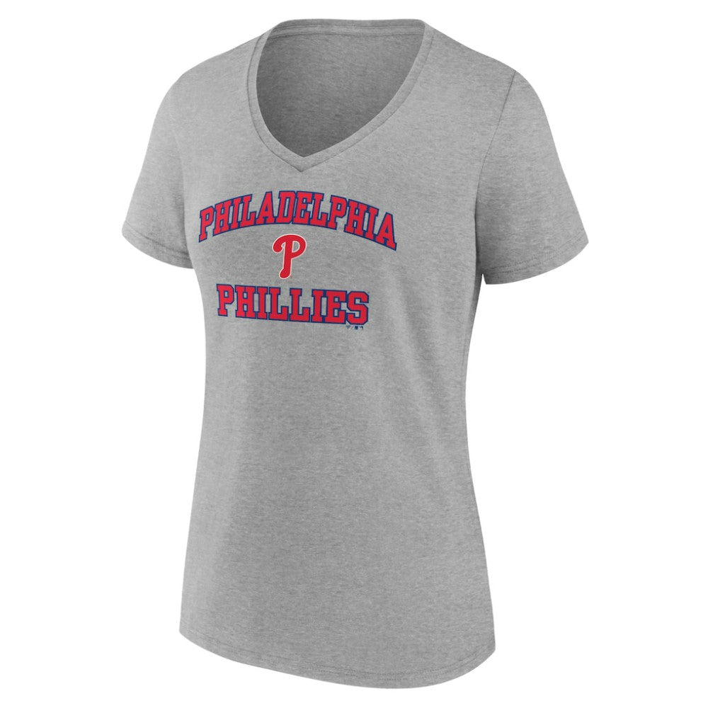 Philadelphia Phillies Women's Heart and Soul V-Neck T-Shirt Online