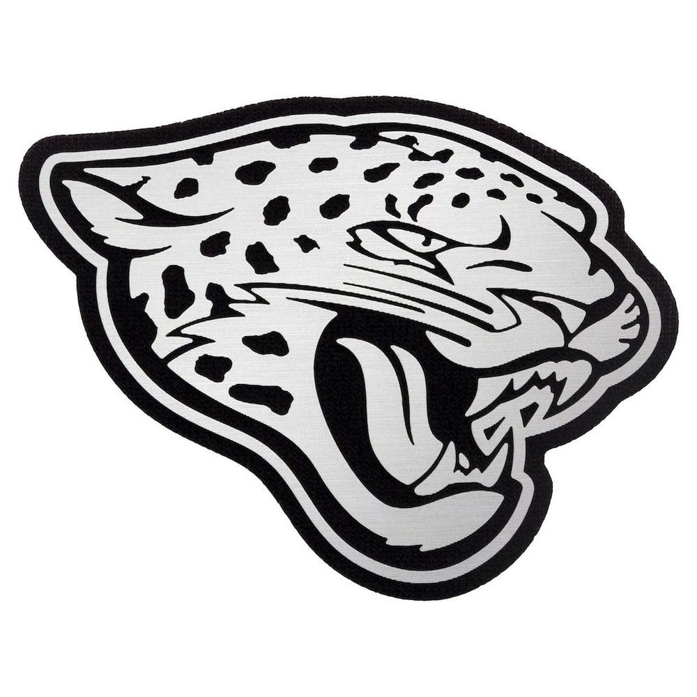 Jacksonville Jaguars Antigua Metallic Logo Tribute Quarter-Zip Top - White - NFL