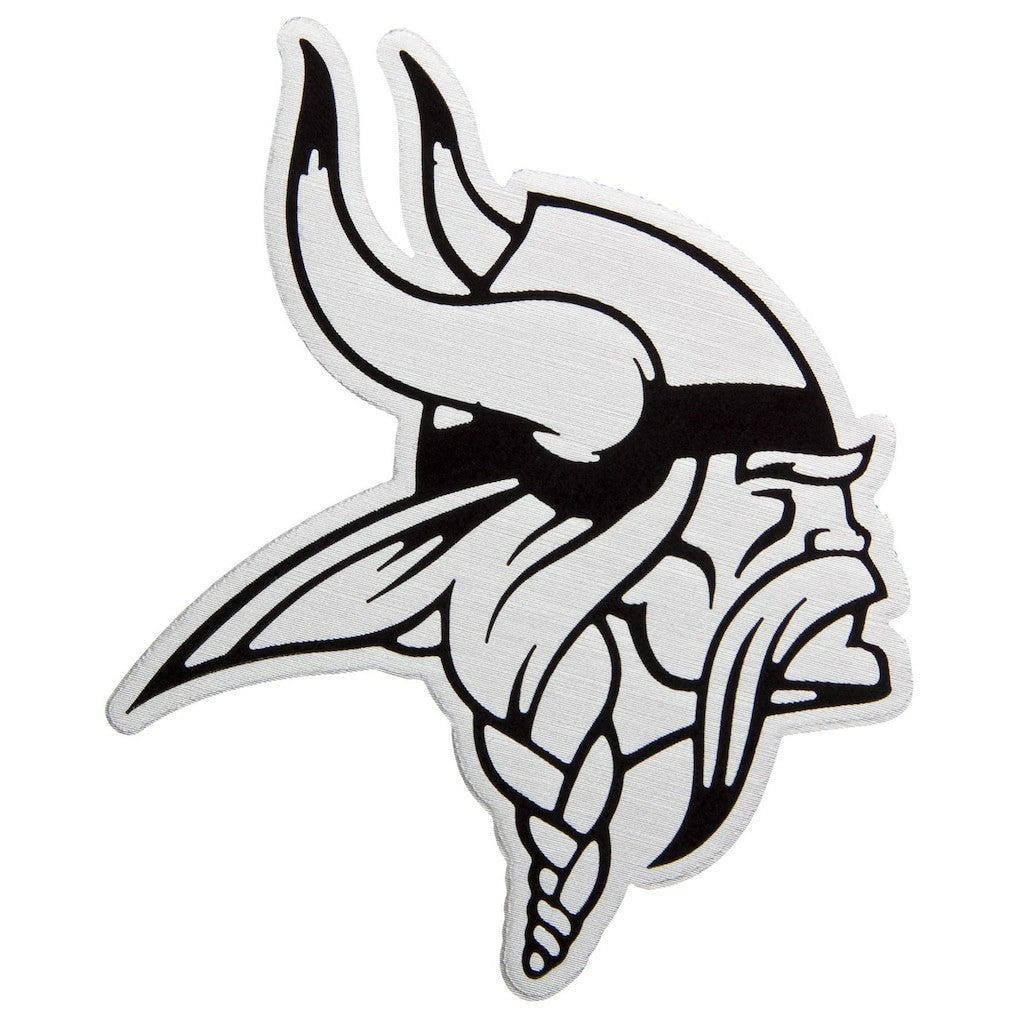 Minnesota Vikings Antigua Metallic Logo Victory Pullover Hoodie - Charcoal - NFL