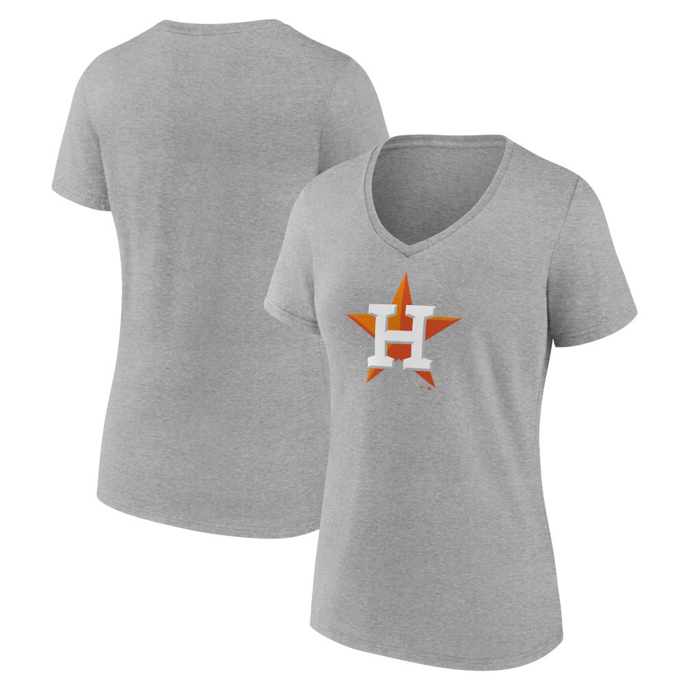 Houston Astros Women's Official Logo V-Neck T-Shirt Discount