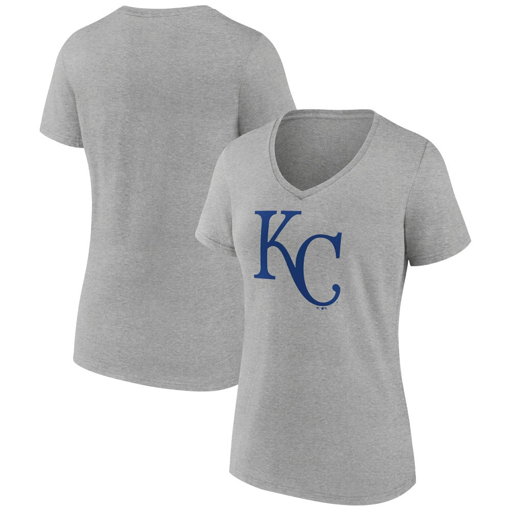 Kansas City Royals Women's Official Logo V-Neck T-Shirt Sale