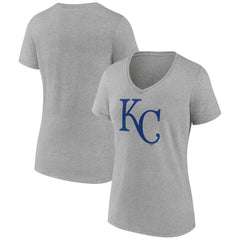 Kansas City Royals Women's Official Logo V-Neck T-Shirt Sale