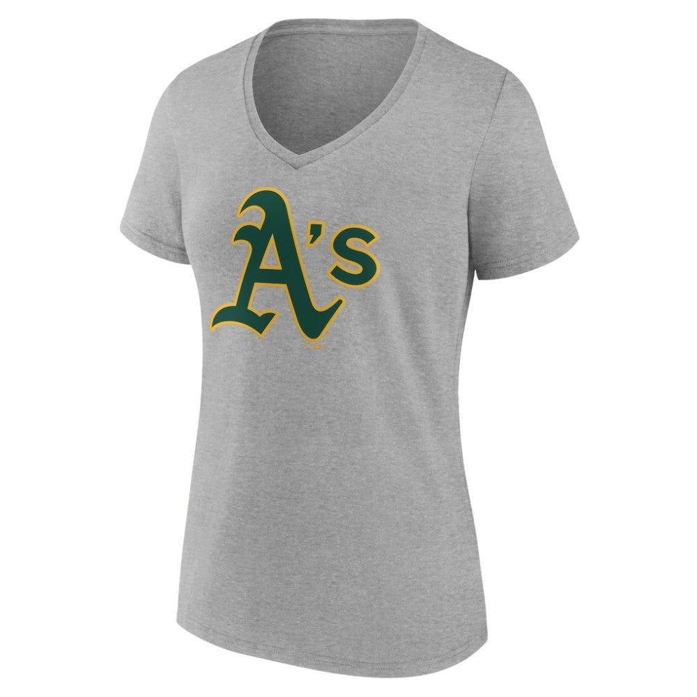 Athletics Women's Official Logo V-Neck T-Shirt Near Me
