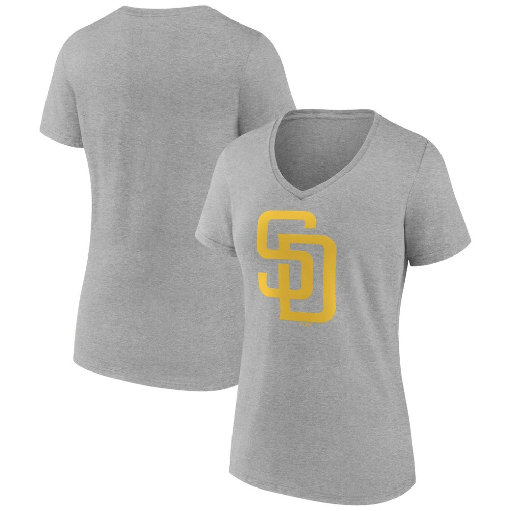 San Diego Padres Women's Official Logo V-Neck T-Shirt for sale