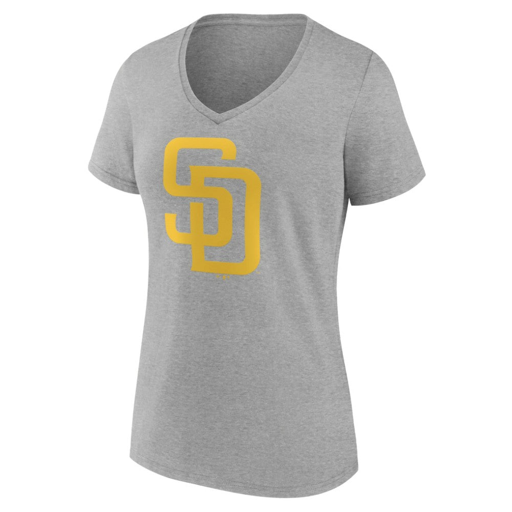 San Diego Padres Women's Official Logo V-Neck T-Shirt for sale