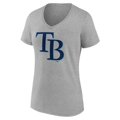 Tampa Bay Rays Women's Official Logo V-Neck T-Shirt Outlet