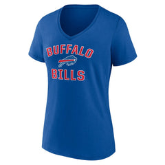 Buffalo Bills Women's Victory Arch Team V-Neck T-Shirt - Royal - NFL