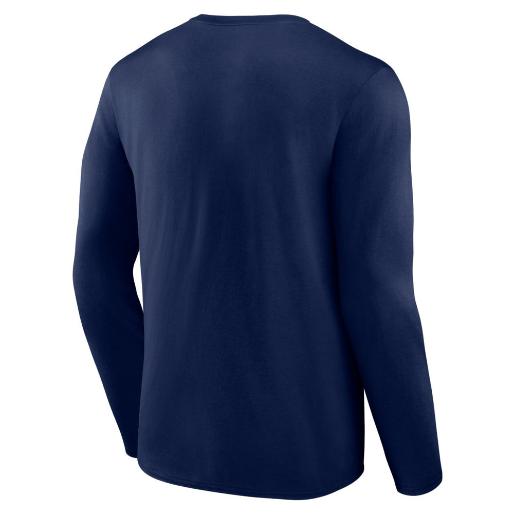 Denver Broncos On Side Stripe Team Long Sleeve T-Shirt - Navy - NFL