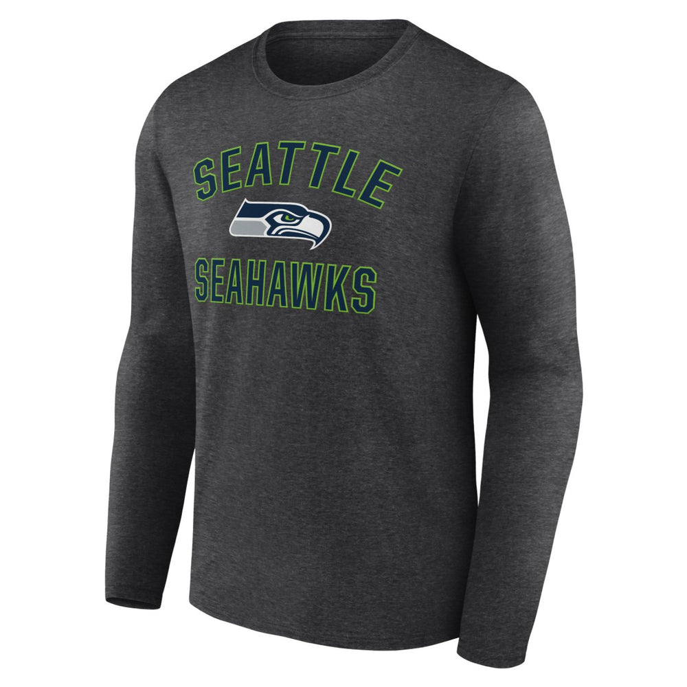 Seattle Seahawks Victory Arch Long Sleeve T-Shirt - Charcoal - NFL
