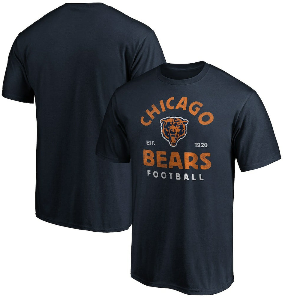Chicago Bears Vintage Arch T-Shirt - Navy - NFL